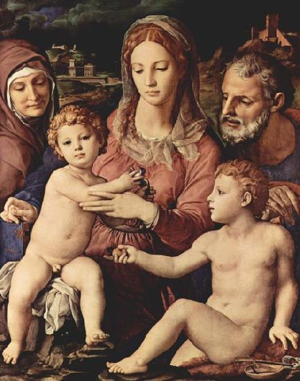 Angelo Bronzino Anna und Johannes dem Taufer France oil painting art